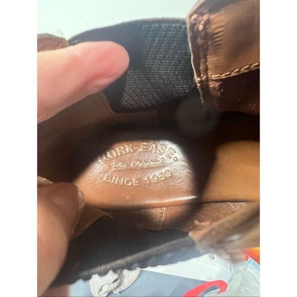 Kork-Ease Brown Leather Ankle Boots Sz 9M - Picture 6 of 8